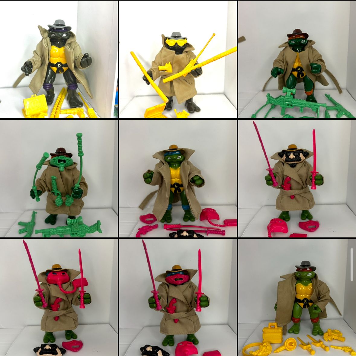 Urban Shell Squad — 4 Figure Set (Tailored Coat Edition)